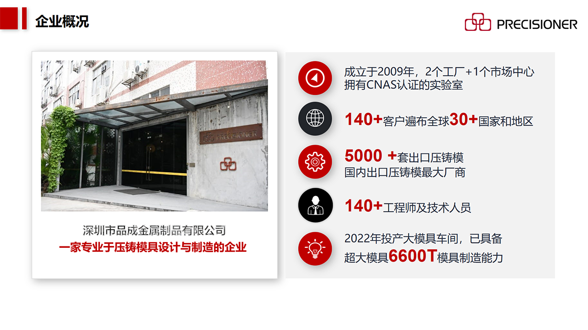 品成金属制品——一家专业于压铸模具设计与制造的企业