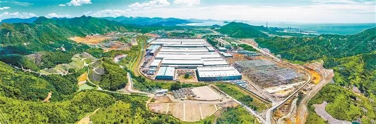 深汕比亚迪汽车工业园一期已投产 二期正加速